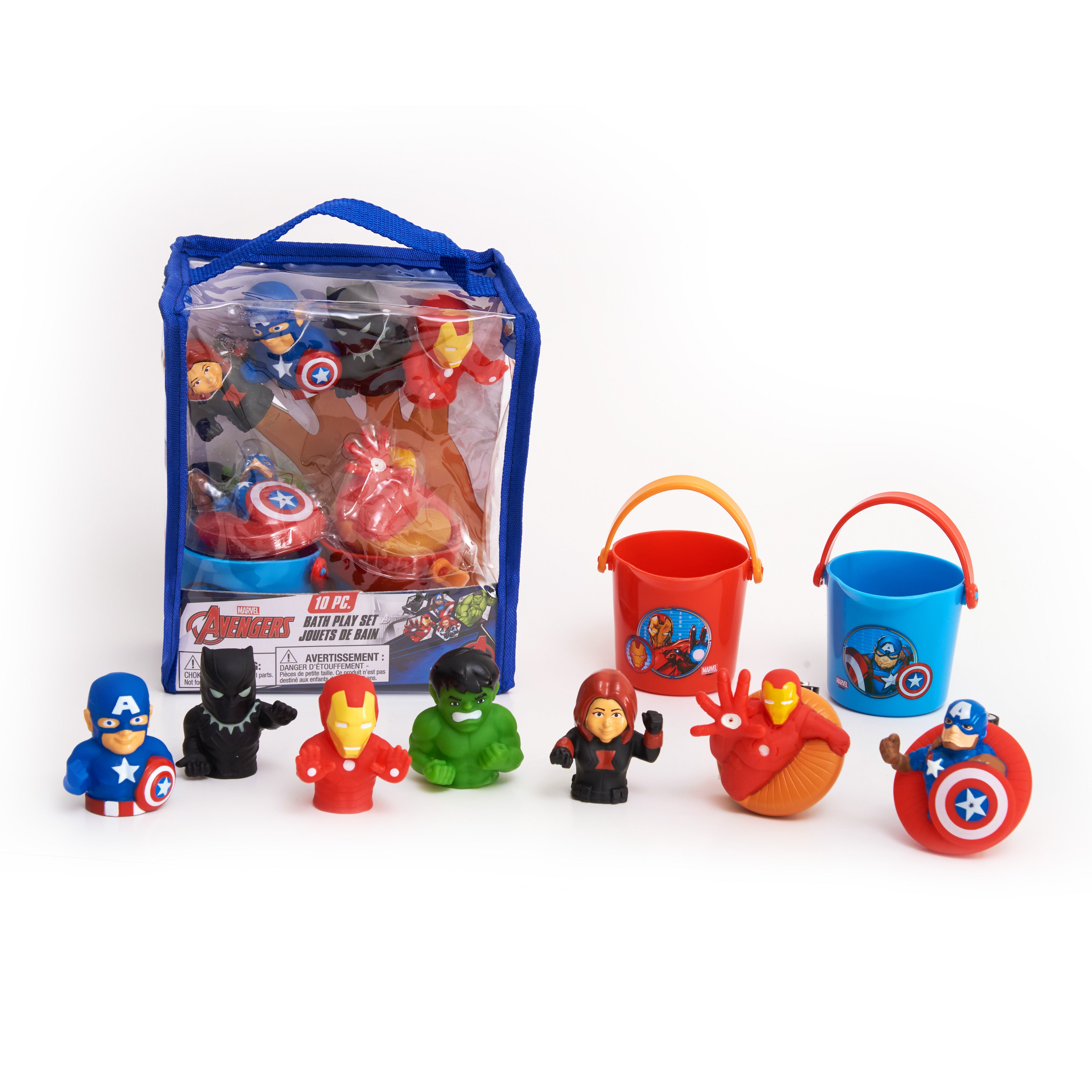 Marvel Avengers Soap & Scrub for Kids 4 PC Set Squirts Water for sale  online