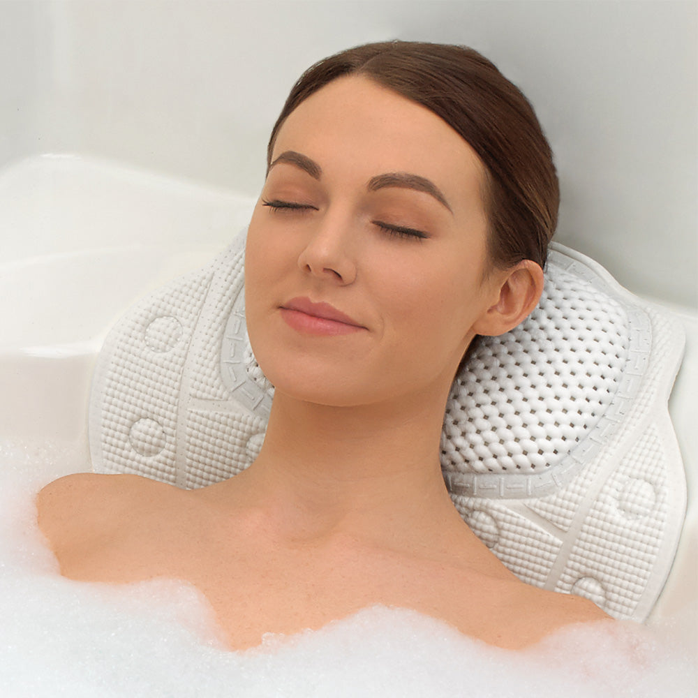 Bathtub Jacuzzi Cushion Full Body Mat Cushion Bath with Pillow for