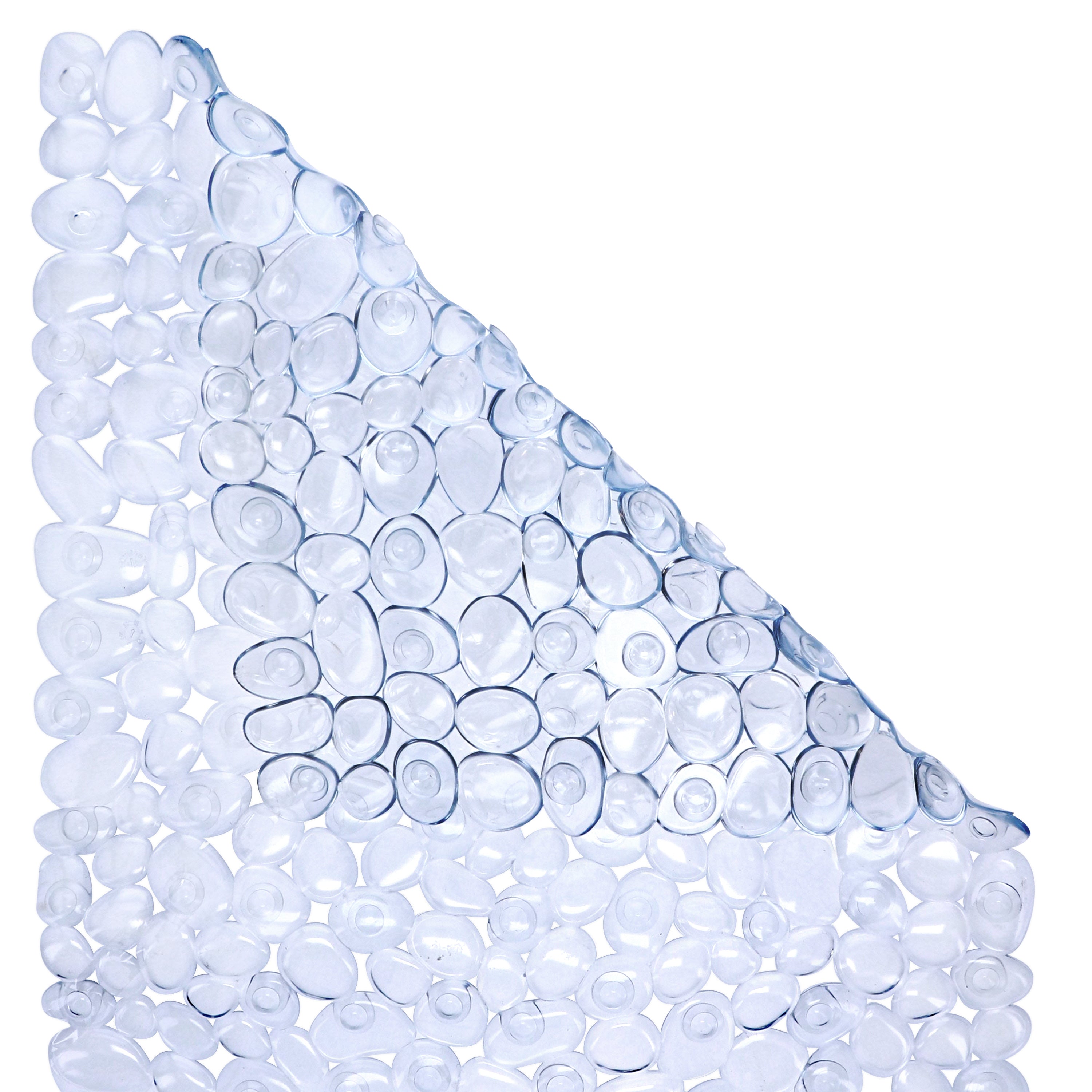 Home+Solutions Clear Oval Bubble Bath Mat, 27.5x15 – Ginsey Home