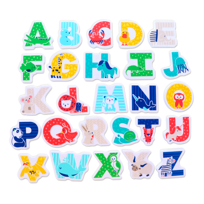 Idea Factory Jungle Alphabet Foam Letters – Ginsey Home Solutions